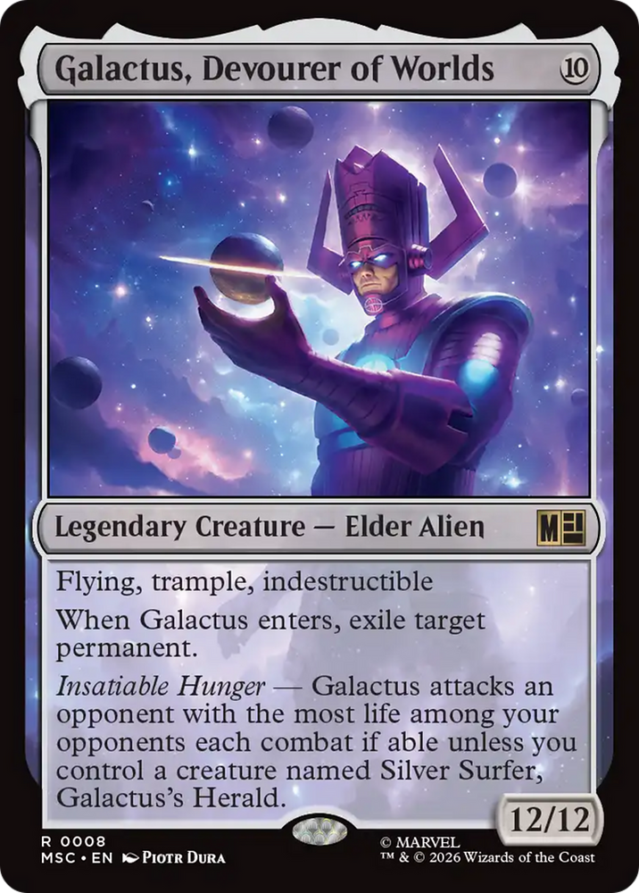 Galactus, Devourer of Worlds (Surge Foil) [Marvel Super Heroes Commander]