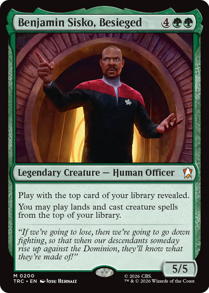 Benjamin Sisko, Besieged [Star Trek Commander]