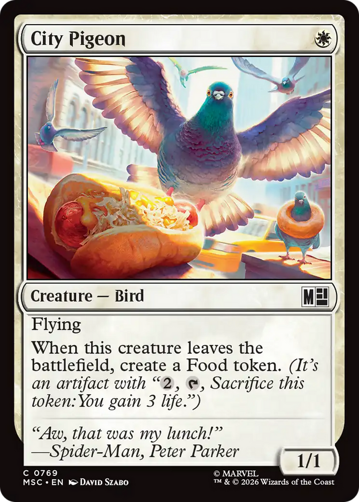 City Pigeon [Marvel Super Heroes Commander]
