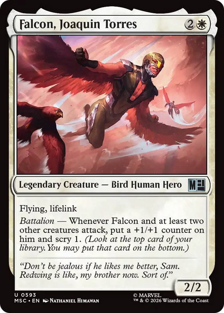 Falcon, Joaquin Torres [Marvel Super Heroes Commander]