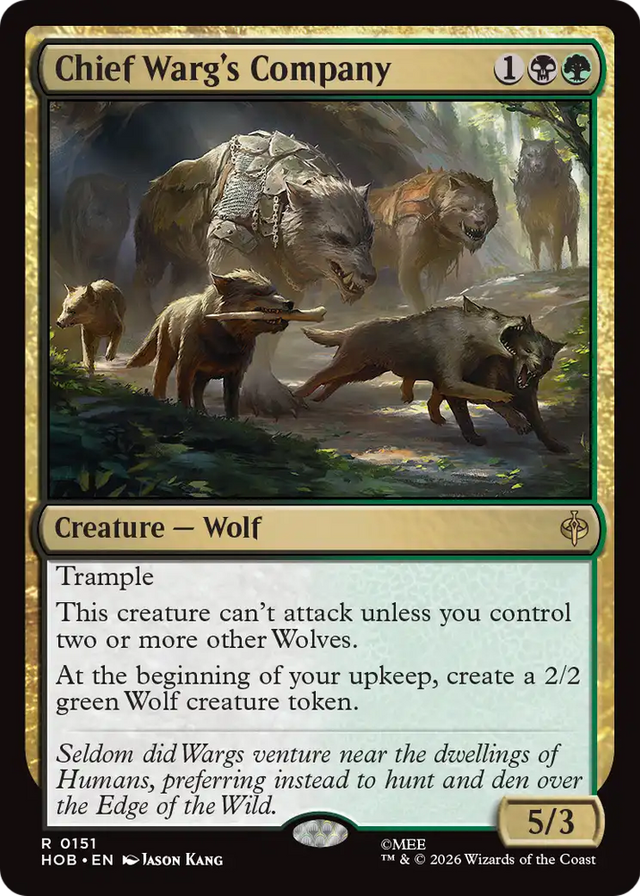 Chief Warg's Company [The Hobbit]
