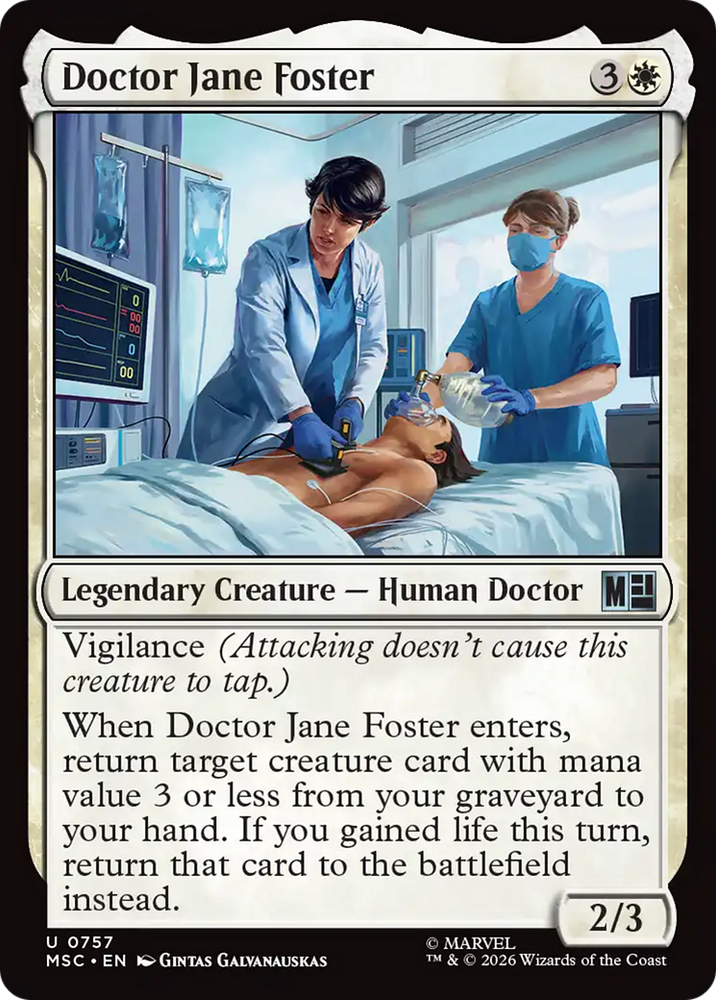 Doctor Jane Foster [Marvel Super Heroes Commander]