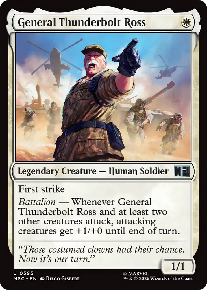 General Thunderbolt Ross [Marvel Super Heroes Commander]