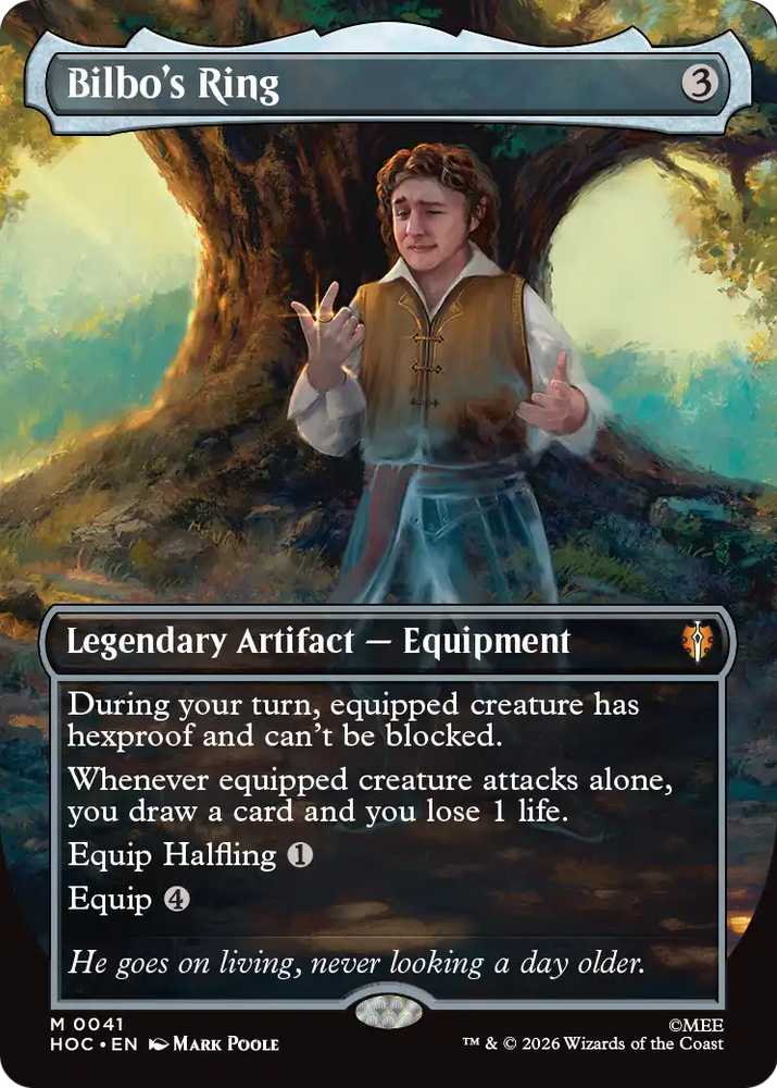 Bilbo's Ring (Borderless) (Surge Foil) [The Hobbit: Eternal-Legal]