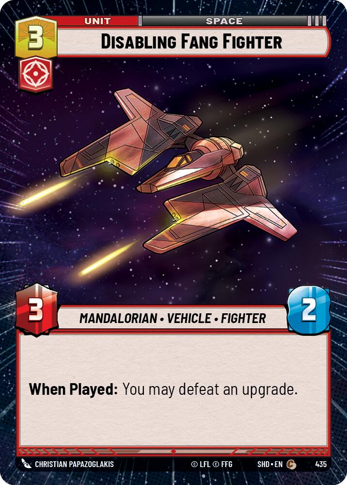 Disabling Fang Fighter (435) (Hyperspace) (435) [Shadows of the Galaxy]