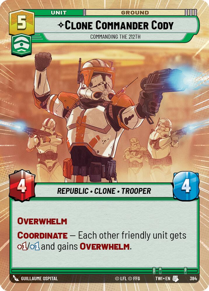 Clone Commander Cody - Commanding the 212th (384) (Hyperspace) (384) [Twilight of the Republic]