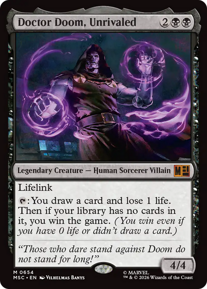 Doctor Doom, Unrivaled [Marvel Super Heroes Commander]