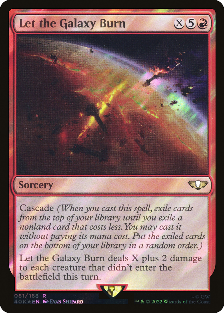 Galaxy Sword - Sword of Forge and Frontier [Secret Lair Drop Series]