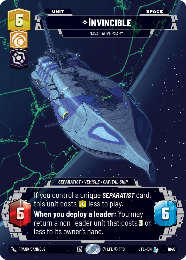 Invincible - Naval Adversary (1040) (Prestige) (1040) [Jump to Lightspeed]