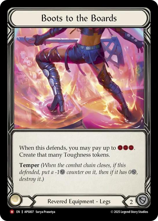 Boots to the Boards [APS007] (Armory Deck: Pleiades)  Rainbow Foil