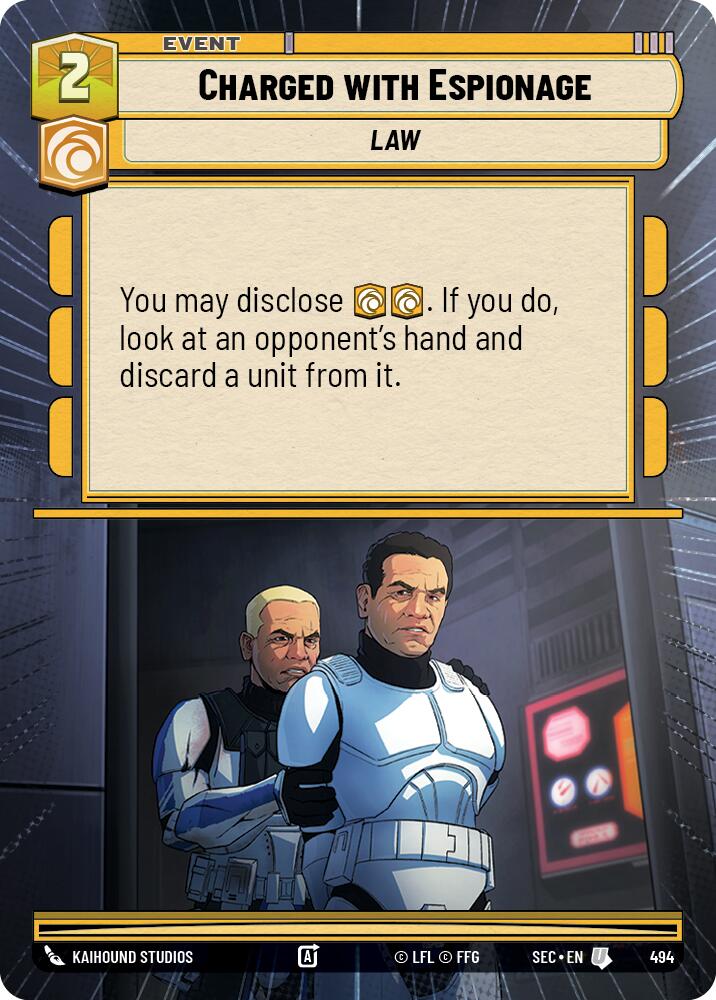 Charged with Espionage (494) (Hyperspace) (494) [Secrets of Power]