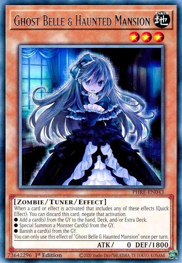 Ghost Belle & Haunted Mansion [PHRE-EN043] Rare
