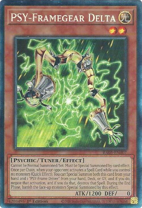 PSY-Framegear Delta (Collector's Rare) [RA05-EN007] Collector's Rare