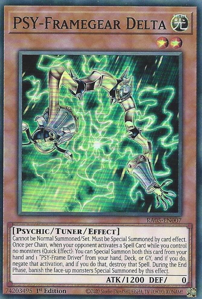 PSY-Framegear Delta [RA05-EN007] Super Rare