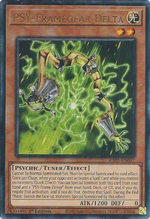 PSY-Framegear Delta (Ultimate Rare) [RA05-EN007] Ultimate Rare