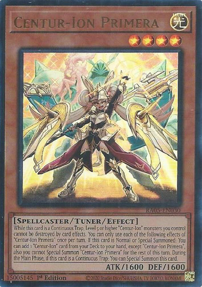Centur-Ion Primera (Ultra Rare) [RA05-EN030] Ultra Rare