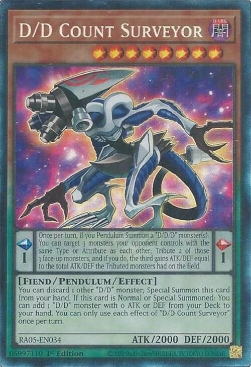 D/D Count Surveyor (Collector's Rare) [RA05-EN034] Collector's Rare