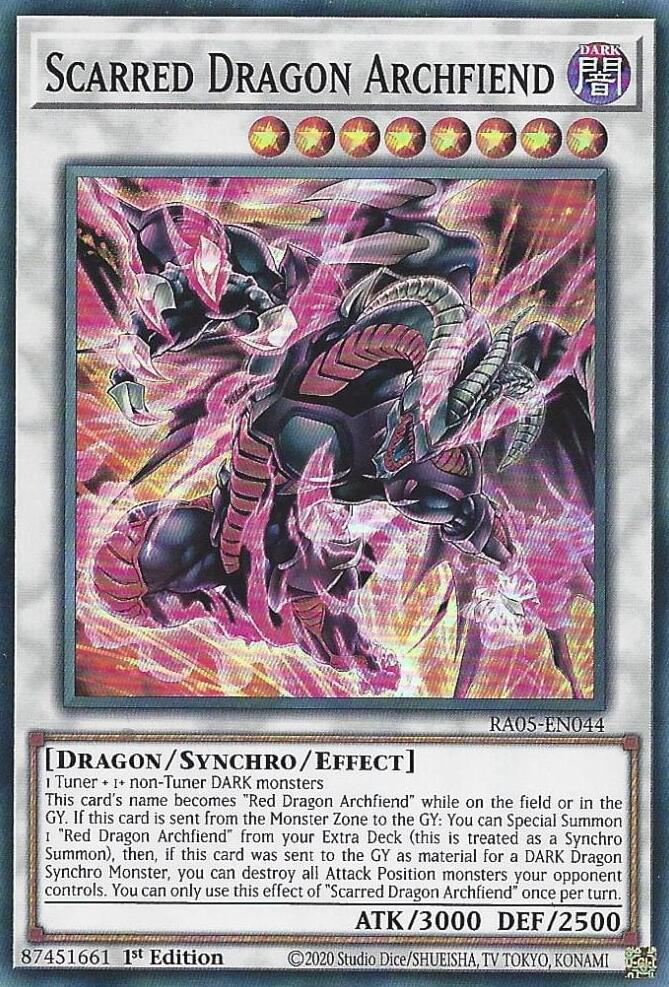 Scarred Dragon Archfiend [RA05-EN044] Super Rare