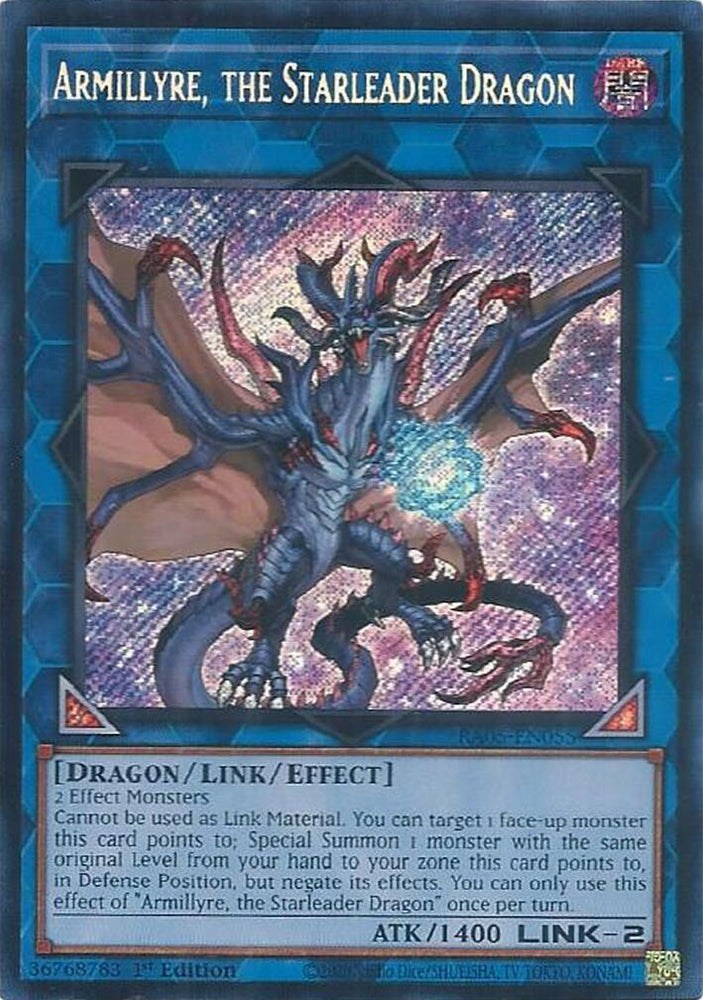 Armillyre, the Starleader Dragon (Secret Rare) [RA05-EN055] Secret Rare