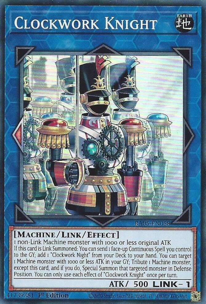 Clockwork Knight [RA05-EN058] Super Rare