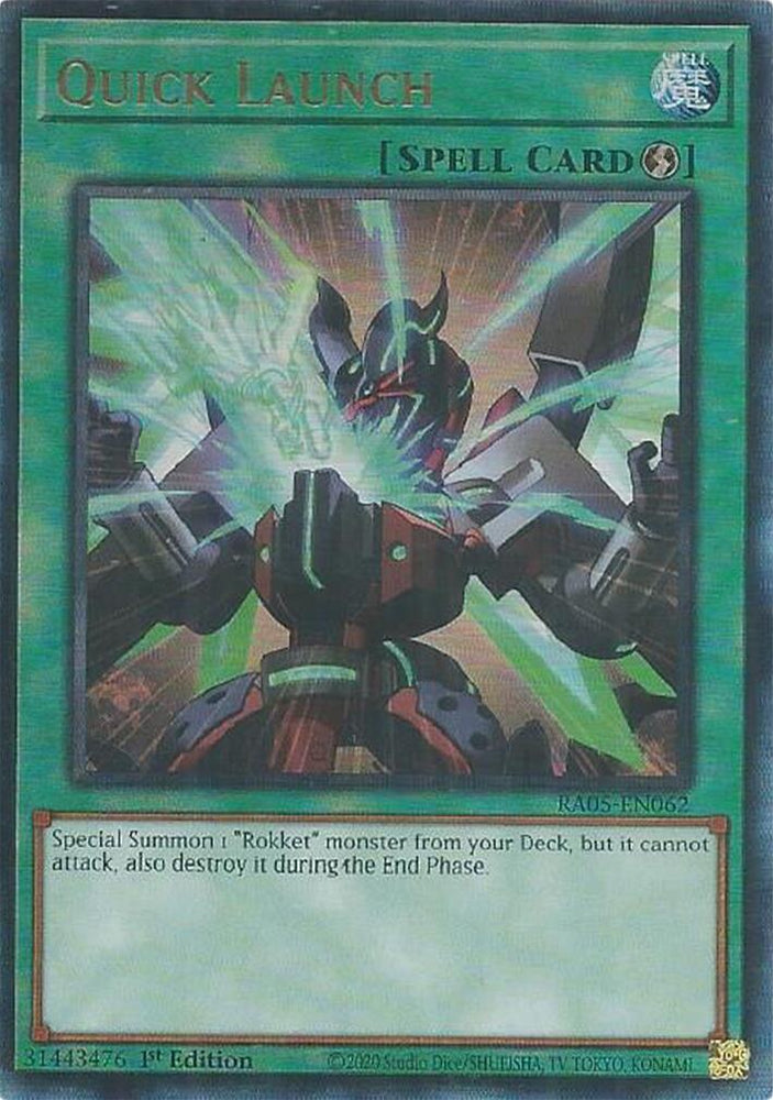 Quick Launch (Ultimate Rare) [RA05-EN062] Ultimate Rare