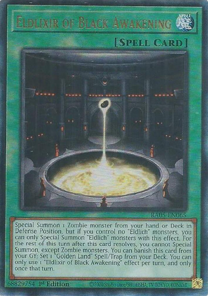 Eldlixir of Black Awakening (Ultimate Rare) [RA05-EN065] Ultimate Rare