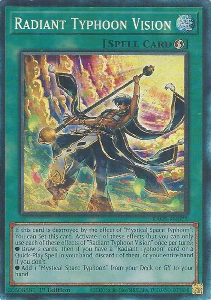 Radiant Typhoon Vision (Collector's Rare) [RA05-EN075] Collector's Rare