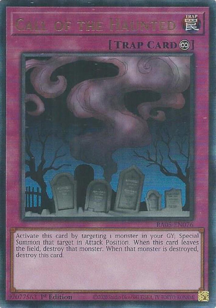 Call of the Haunted (Ultimate Rare) [RA05-EN076] Ultimate Rare