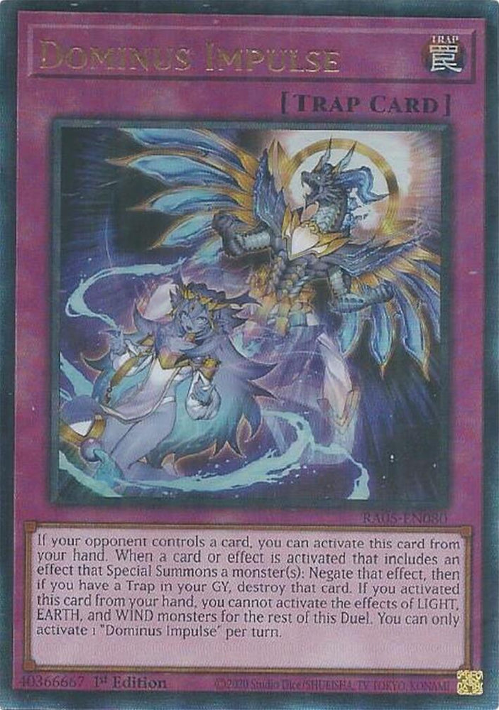 Dominus Impulse (Ultimate Rare) [RA05-EN080] Ultimate Rare
