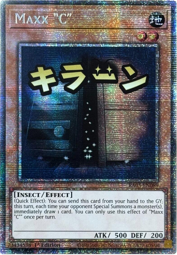 Maxx "C" (Starlight Rare) [RA05-EN089] Starlight Rare
