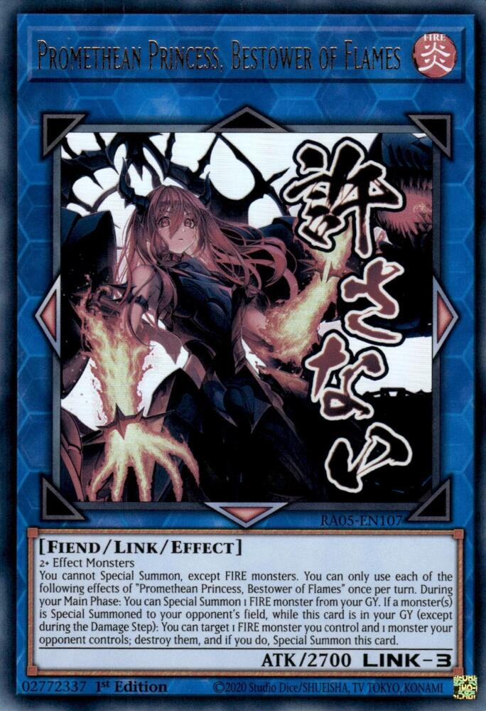 Promethean Princess, Bestower of Flames [RA05-EN107] Ultra Rare