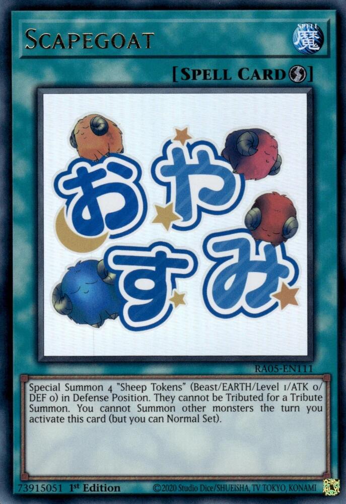 Scapegoat [RA05-EN111] Ultra Rare