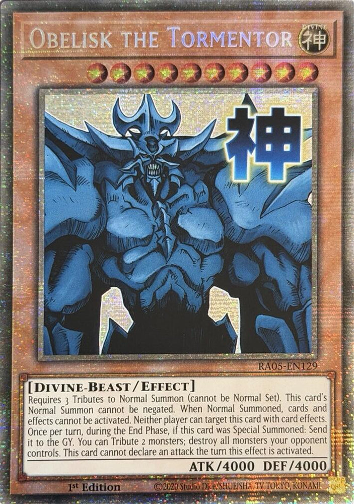 Obelisk the Tormentor (Starlight Rare) [RA05-EN129] Starlight Rare