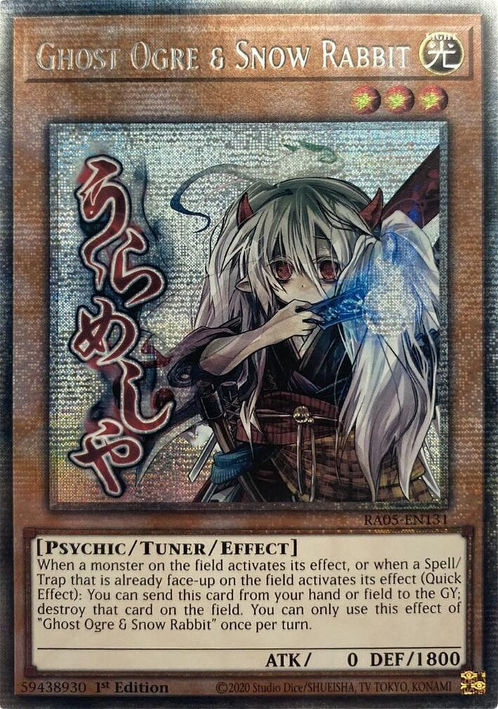 Ghost Ogre & Snow Rabbit (Starlight Rare) [RA05-EN131] Starlight Rare