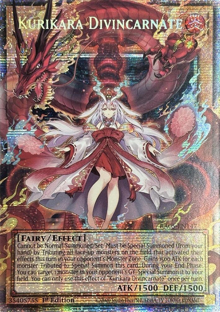 Kurikara Divincarnate (Starlight Rare) [RA05-EN147] Starlight Rare