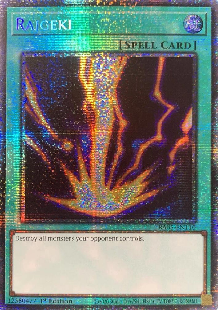 Raigeki (Starlight Rare) [RA05-EN110] Starlight Rare