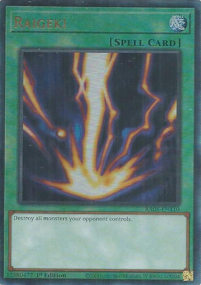 Raigeki (Ultimate Rare) [RA05-EN110] Ultimate Rare