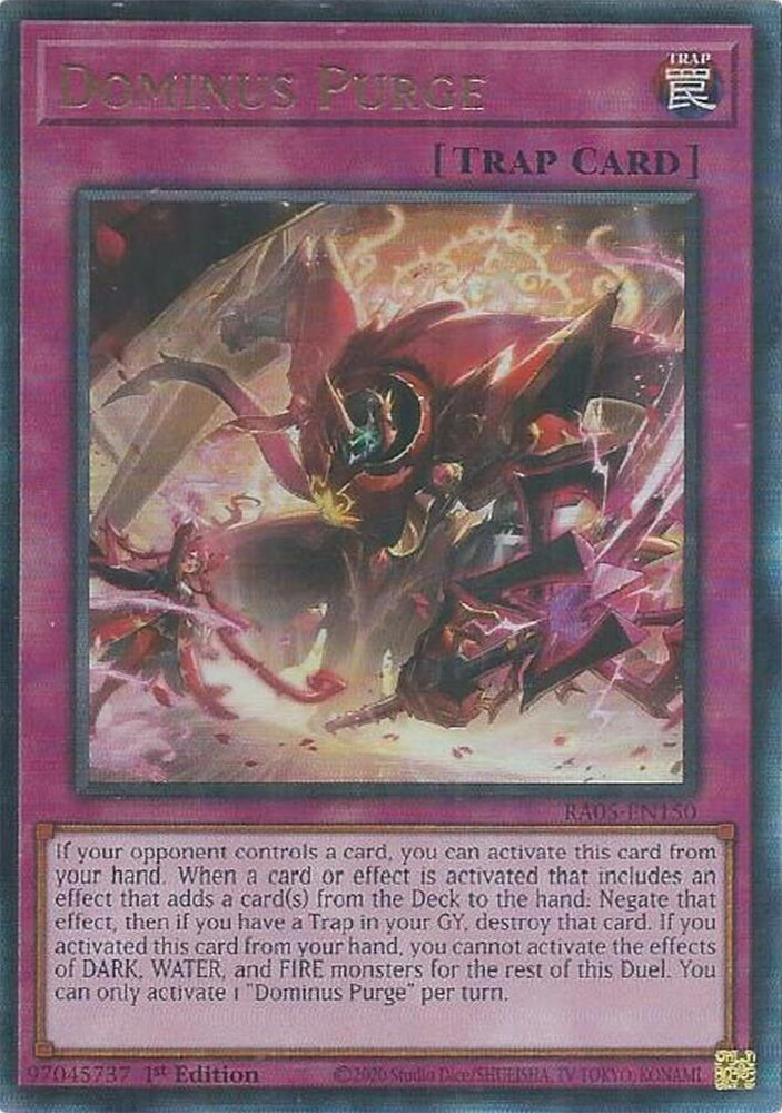 Dominus Purge (Ultimate Rare) [RA05-EN150] Ultimate Rare