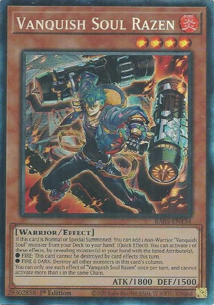 Vanquish Soul Razen (Collector's Rare) [RA05-EN134] Collector's Rare