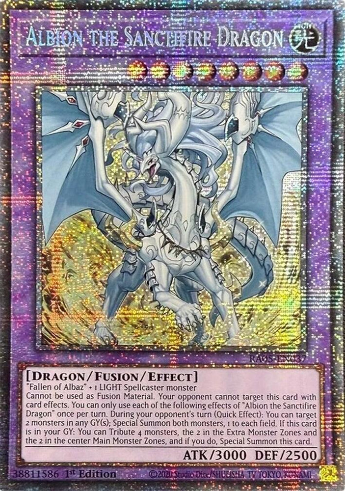 Albion the Sanctifire (Starlight Rare) [RA05-EN037] Starlight Rare