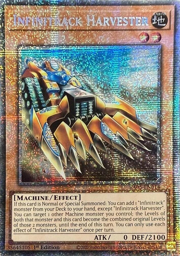 Infinitrack Harvester (Starlight Rare) [RA05-EN014] Starlight Rare