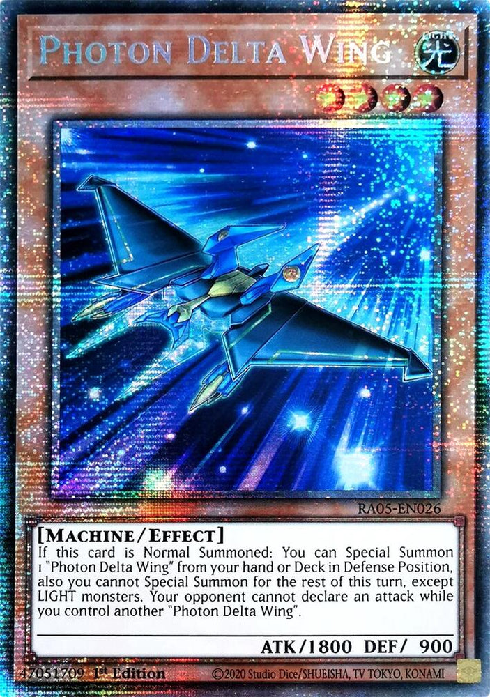 Photon Delta Wing (Starlight Rare) [RA05-EN026] Starlight Rare