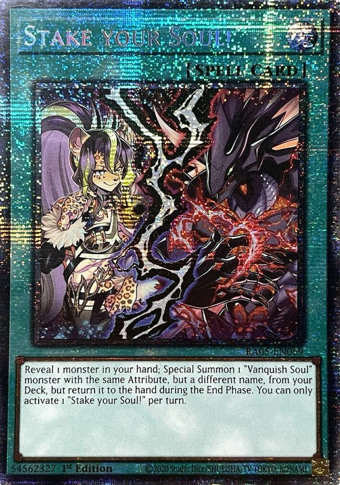Stake your Soul! (Starlight Rare) [RA05-EN069] Starlight Rare