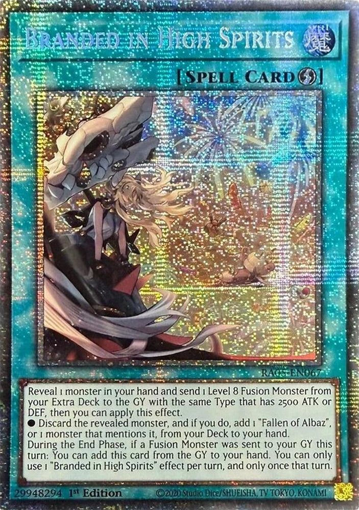 Branded in High Spirits (Starlight Rare) [RA05-EN067] Starlight Rare