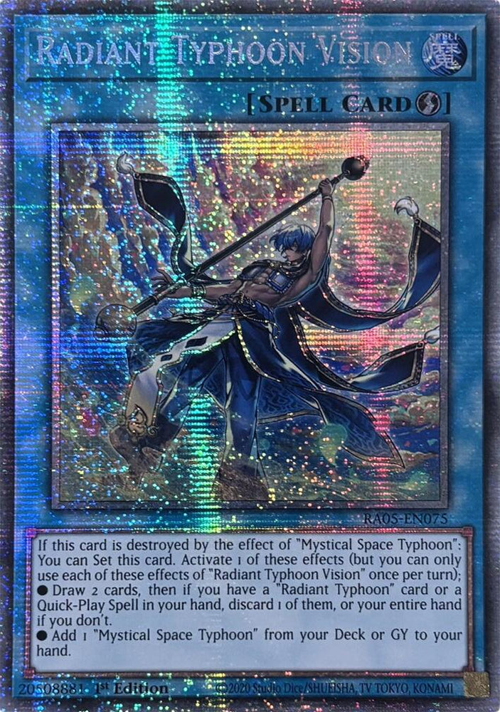 Radiant Typhoon Vision (Starlight Rare) [RA05-EN075] Starlight Rare