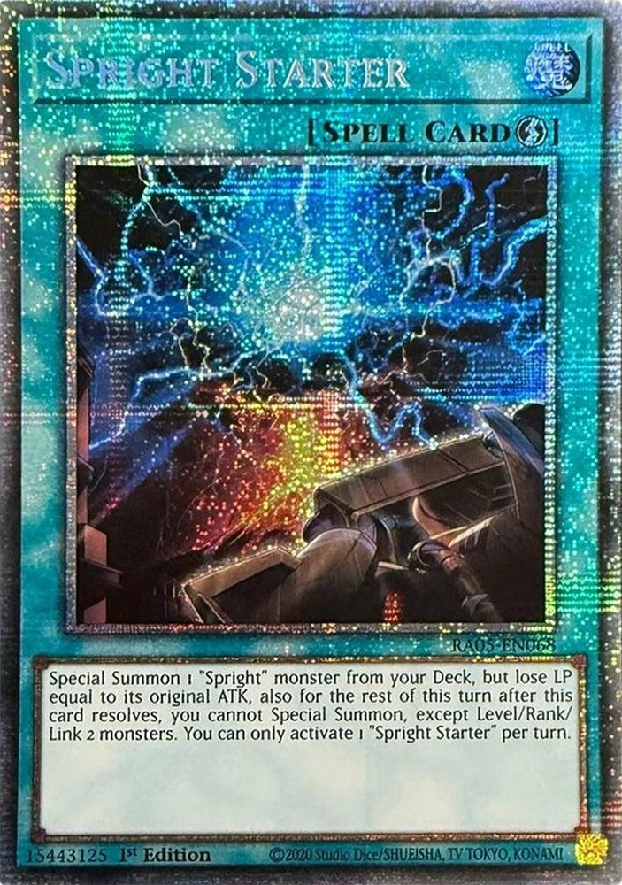 Spright Starter (Starlight Rare) [RA05-EN068] Starlight Rare