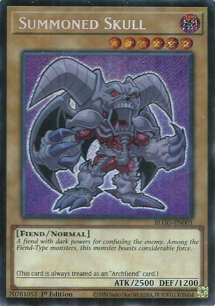 Summoned Skull [BLGG-EN001] Secret Rare