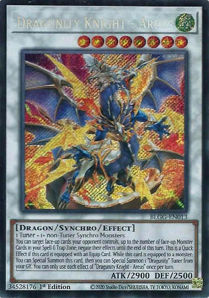 Dragunity Knight - Areus [BLGG-EN013] Secret Rare