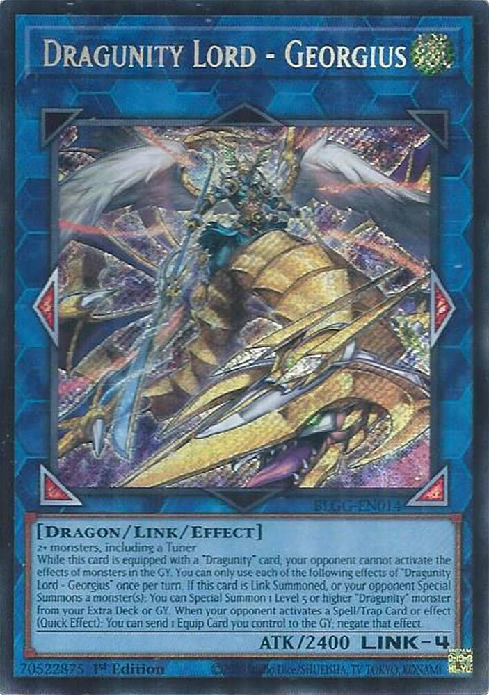 Dragunity Lord - Georgius [BLGG-EN014] Secret Rare
