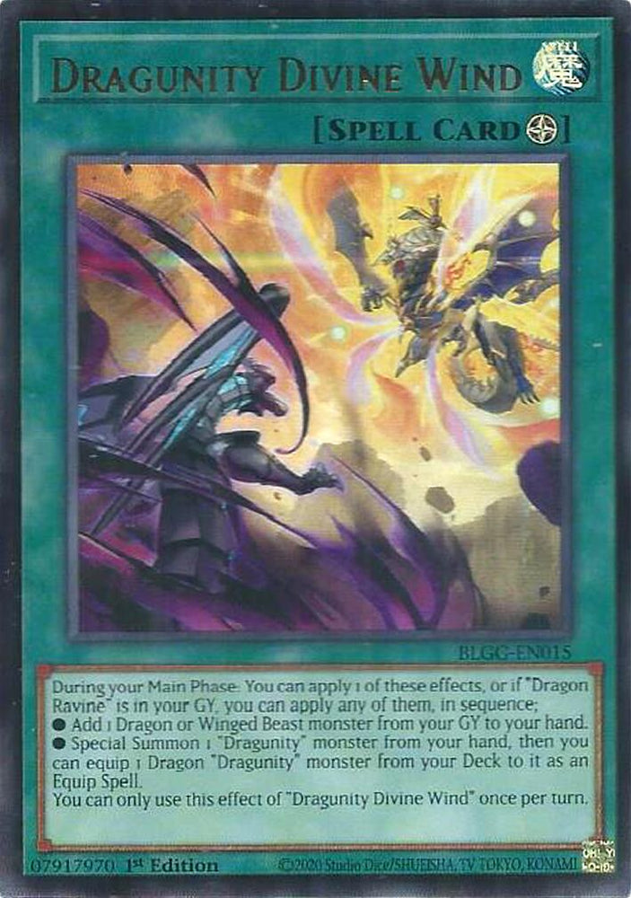 Dragunity Divine Wind [BLGG-EN015] Ultra Rare